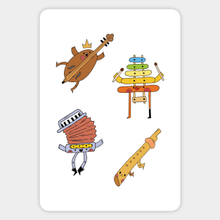 Funny Music Instrument Art, Music Instrument, Magnet